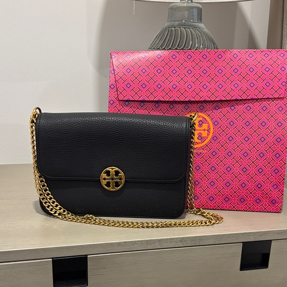 Handbags - Tory Burch Black Leather Bag